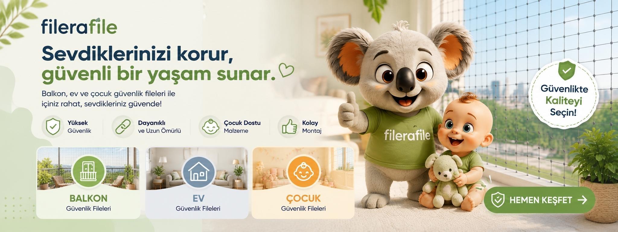 Bebek & Çocuk Güvenlik fileleri
