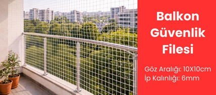 Balkon Güvenlik Filesi
