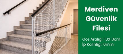 Merdiven Güvenlik Filesi
